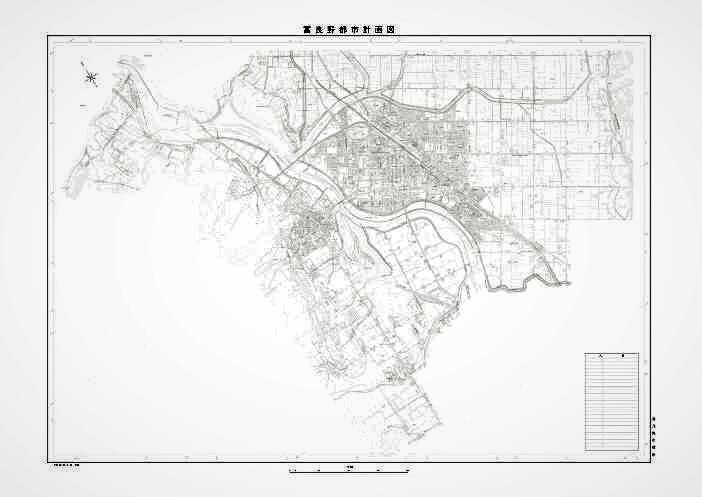 都市計画図（10000分の1）