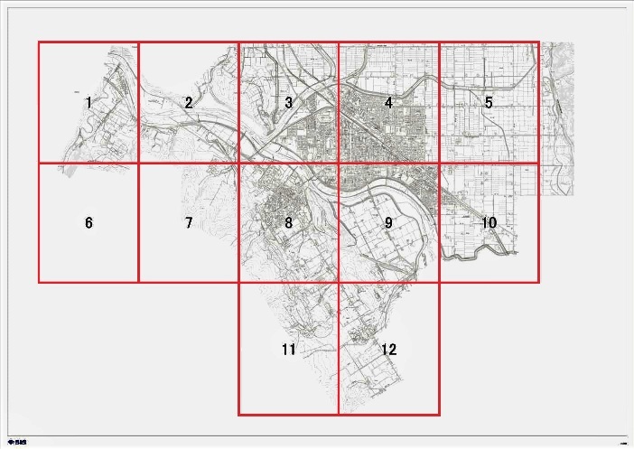 都市計画図（2500分の1）