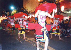 北海へそ祭り 北海へそ踊りの写真