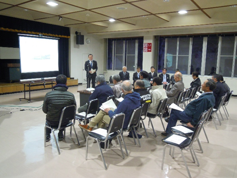 市民説明会の会場写真