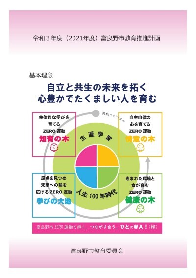 令和3年度教育推進計画表紙画像