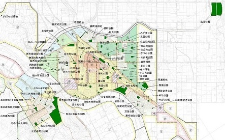 都市公園一覧図