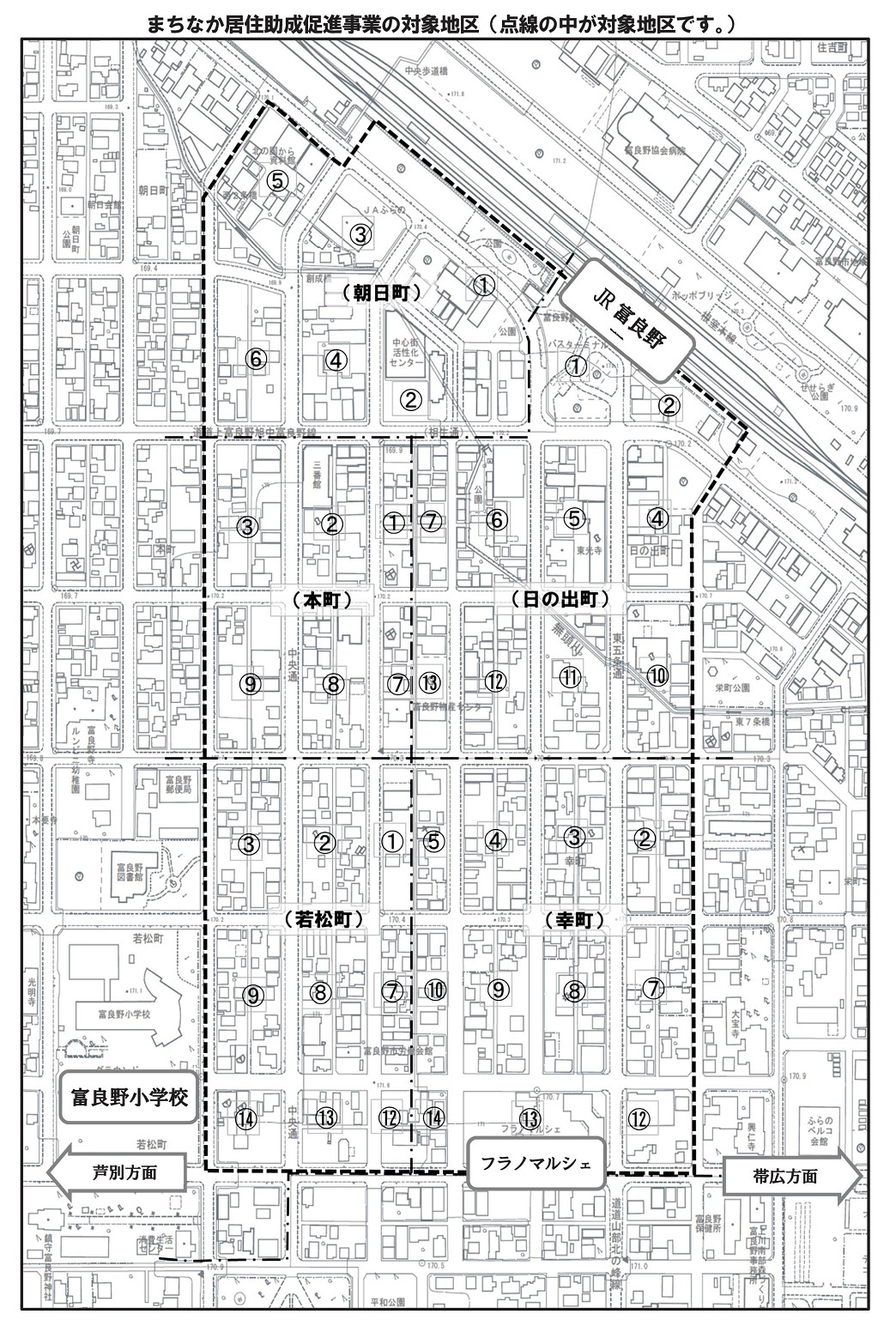 対象地区地図