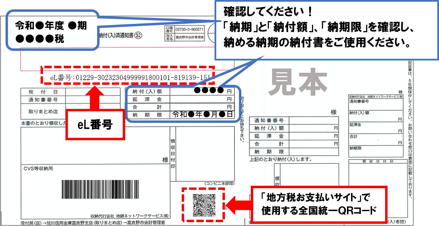 納付書見本