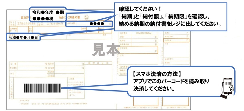 納付書イメージ